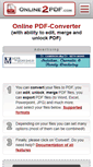 Mobile Screenshot of online2pdf.com